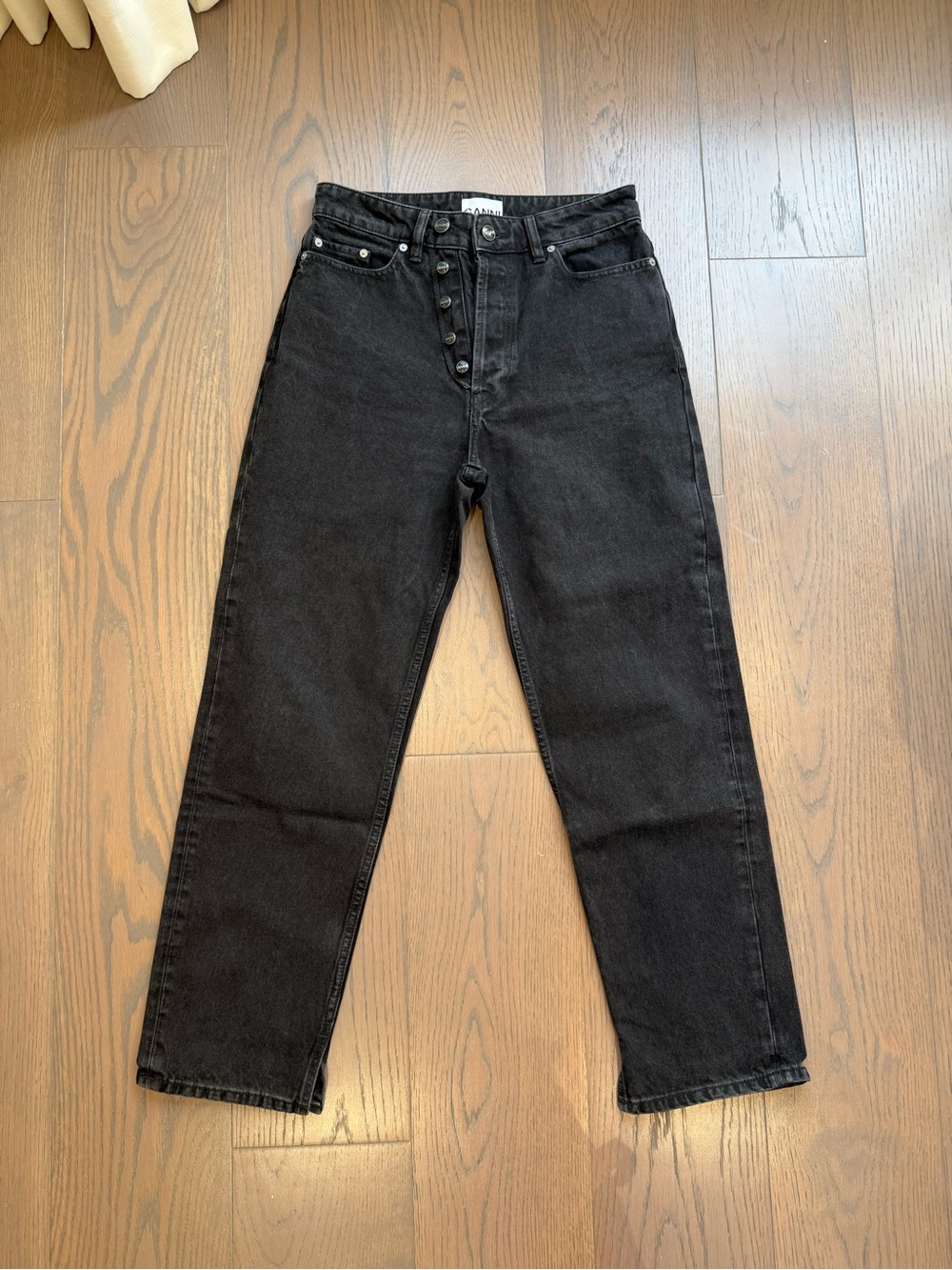 GANNI Black Figini Jeans